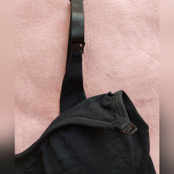 Stelle Nursing bralette Bra Black Size XXL - Picture 3 of 4